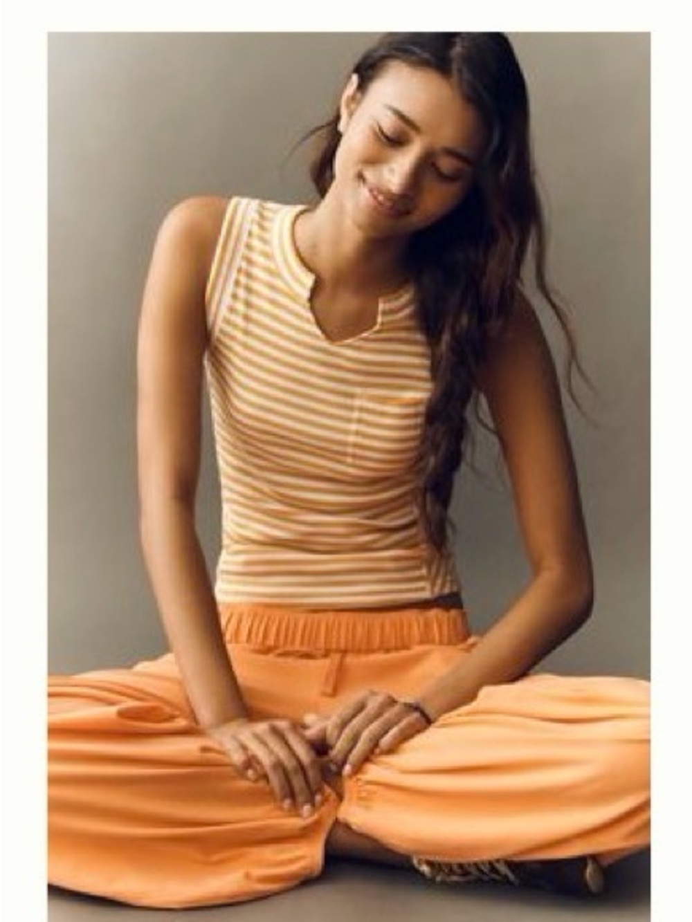 Pilcro Seamed Muscle Tank